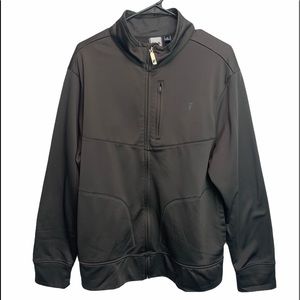 Sale🎈Fila Sport Black Track Suit Jacket Coat Mens Sport Gym medium pockets